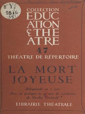 cover image of La mort joyeuse
